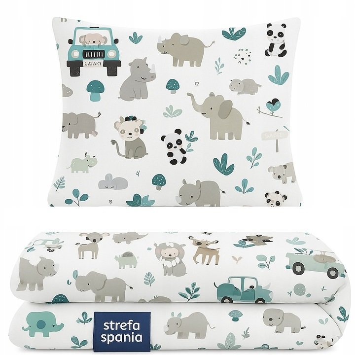 Komplet pościeli do łóżeczka 100x135 + 40x60 pościel dziecięca bawełna