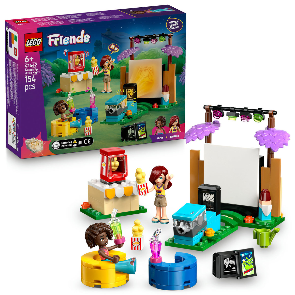 LEGO Friends - Letnie kino Film Maraton Filmowy przyjaciółek klocki LEGO PREZENT DLA DZIEWCZYNKI