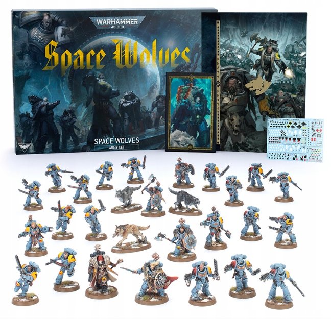 Warhammer 40000 Space Wolves Army Set