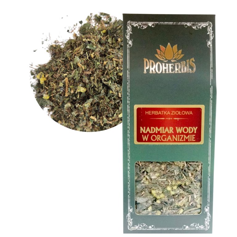 Herbatka Ziołowa 100g Opuchlizna Zatrzymanie Wody Oczyszczanie Nerki Detoks