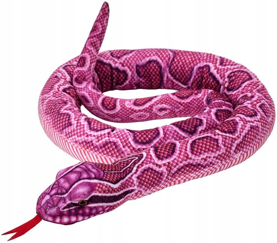 Maskotka Wąż Różowy - 180Cm