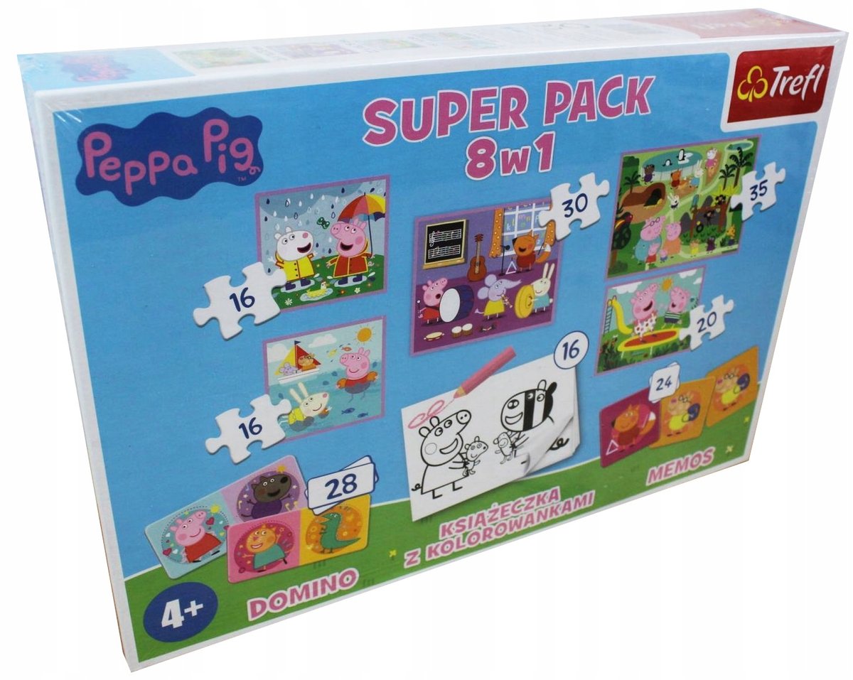 Puzzle Peppa Pig Super Pack 8W1