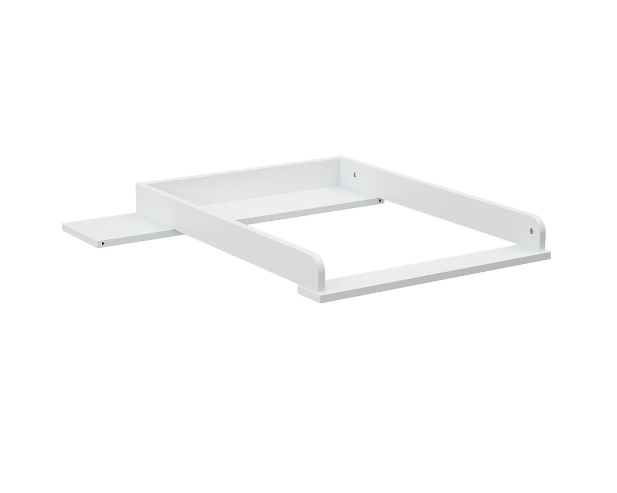 WEBABY - Drewniany przewijak do komody dziecięcej 50 cm UNO - Biały