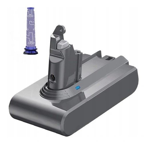 Bateria zamiennik Dyson V6 + filtr DC58 DC59 6000mAh 21.6V