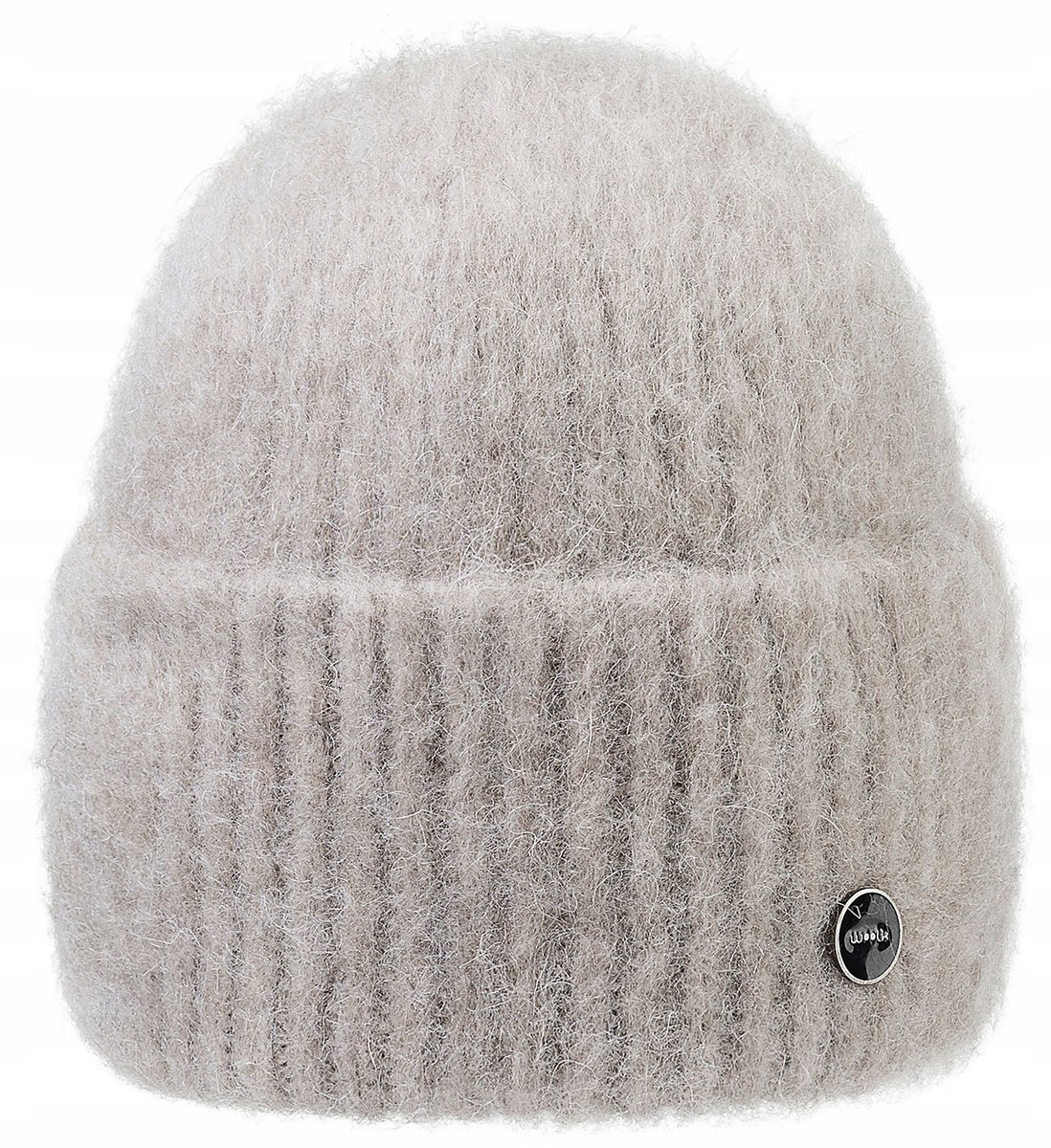 Zimowa Czapka Damska Dziana Ciepła Wełna WOOLK