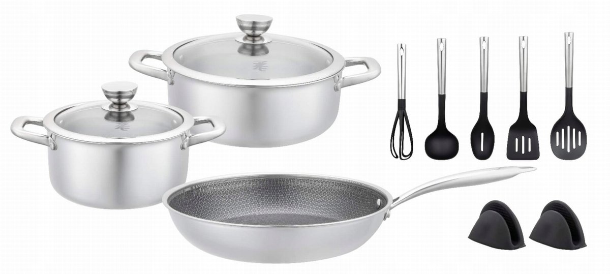 Zestaw 12-częściowy garnki stalowe ZWILLENTOFF ZT-34331