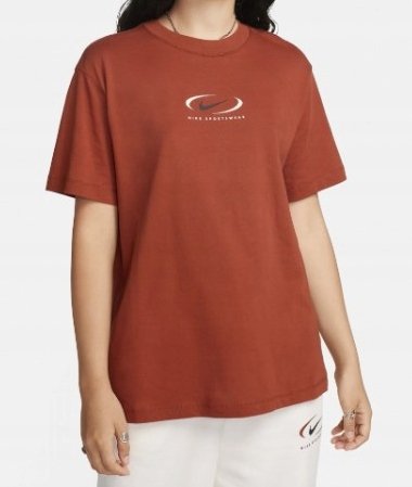 Koszulka Damska NIKE T-SHIRT NSW Tee Swoosh FQ8817-832 r. L