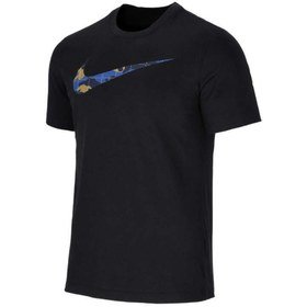 Koszulka Męska T-shirt Nike Logo DV2738-010 czarna r. L