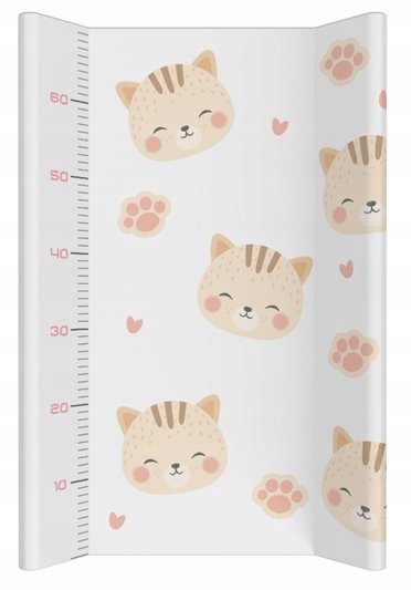 CZAS BOBASA PRZEWIJAK MIĘKKI NA KOMODĘ NIEPRZEMAKALNY 70X47 KOTKI