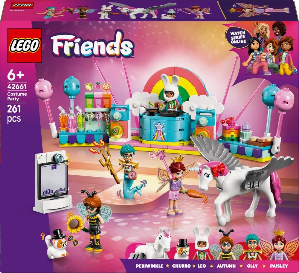 LEGO Friends - Jednorożec Bal przebierańców z jednorożcem i wróżką klocki LEGO PREZENT DLA DZIEWCZYNKI