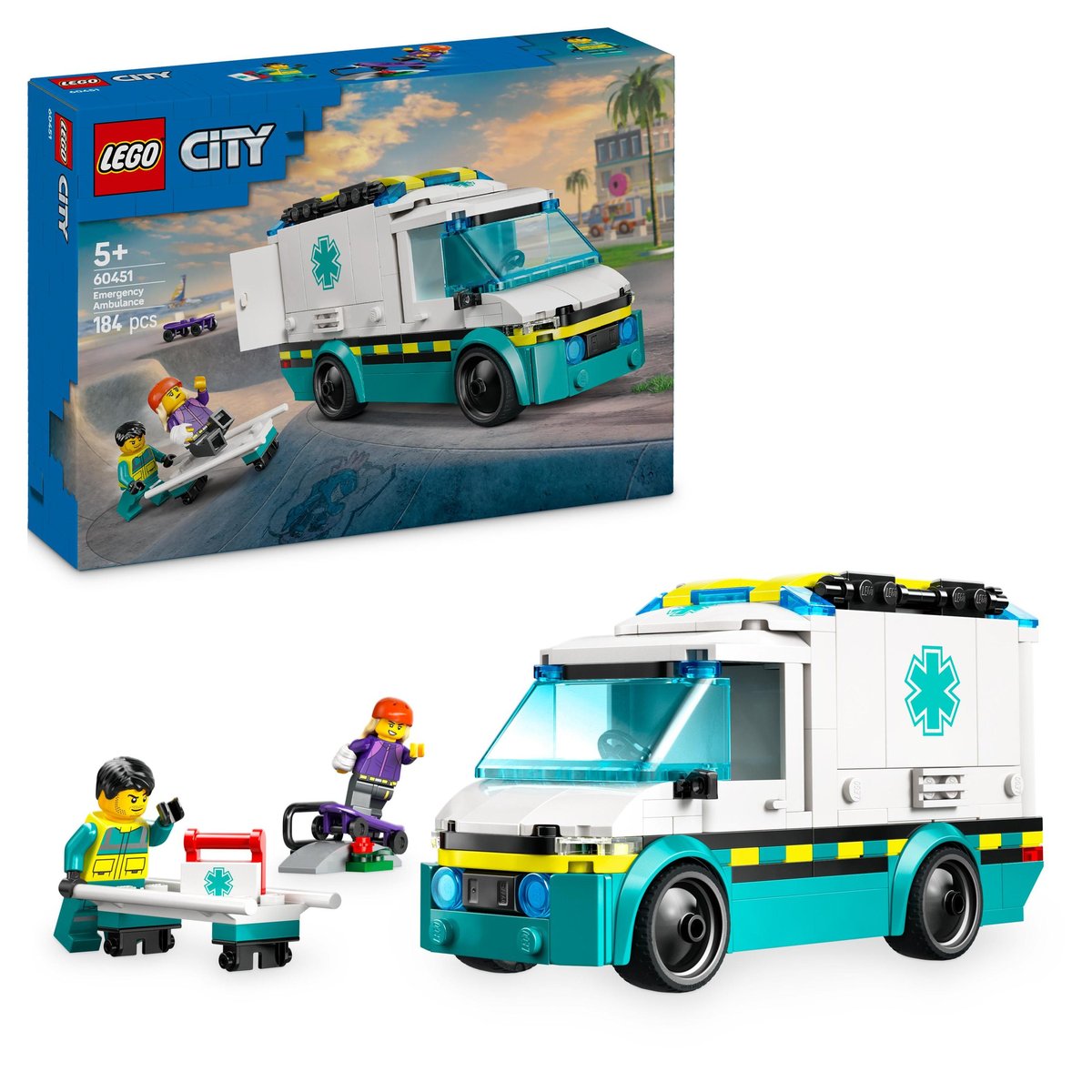 LEGO CITY 60451 KLOCKI Karetka pogotowia zestaw +eKATALOG