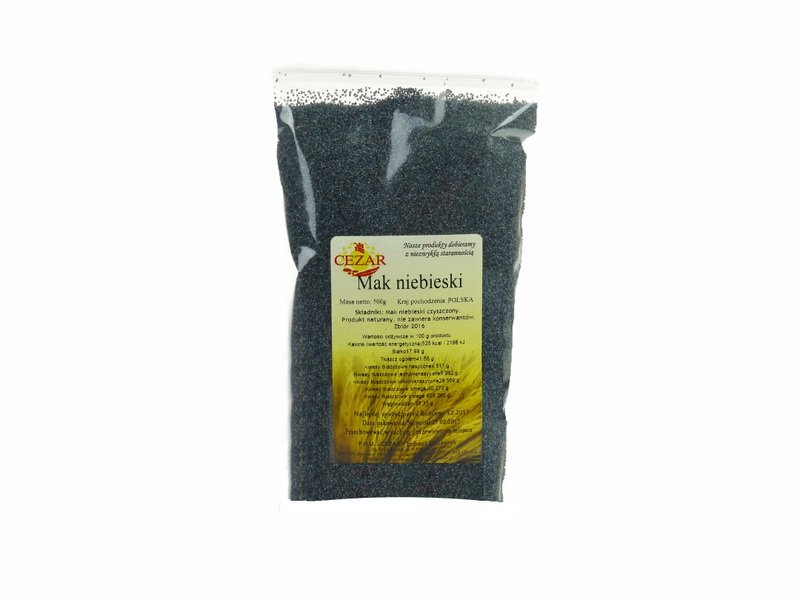 MAK NIEBIESKI 500g PIERWSZA JAKOŚĆ CZYSTY