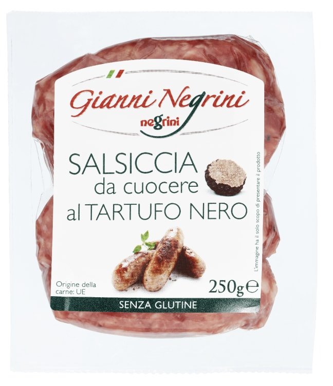 Kiełbasa salsiccia grill al tartufo nero 250g - Gianni Negrini