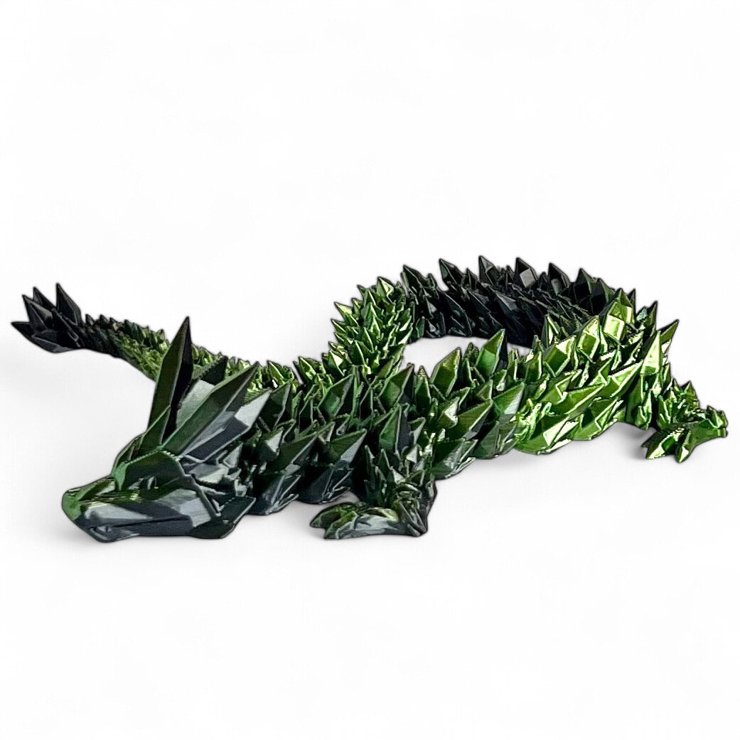 Smok 3D Dragon 35cm Figurka smoka Kryształowy smok Dzień dziecka prezent
