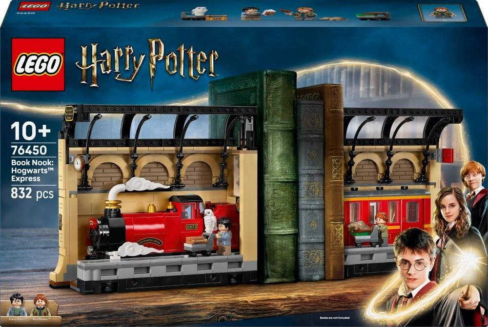 LEGO Harry Potter - Książka Book nook Ekspres do Hogwartu Pociąg klocki ZESTAW LEGO PREZENT DLA CHŁOPCA DZIEWCZYNKI DZIECI