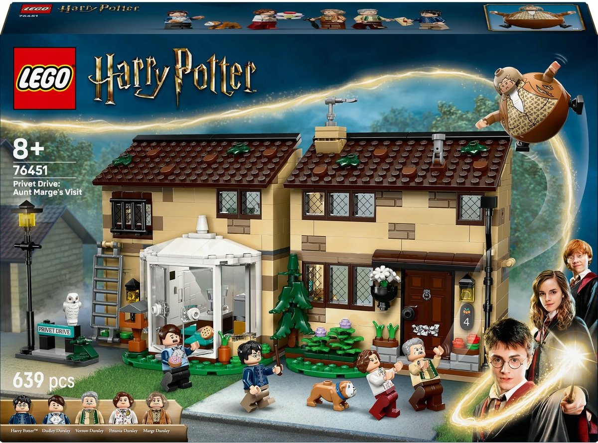 LEGO Harry Potter - Czary Privet Drive: Wizyta ciotki Marge klocki ZESTAW LEGO PREZENT DLA CHŁOPCA DZIEWCZYNKI DZIECI