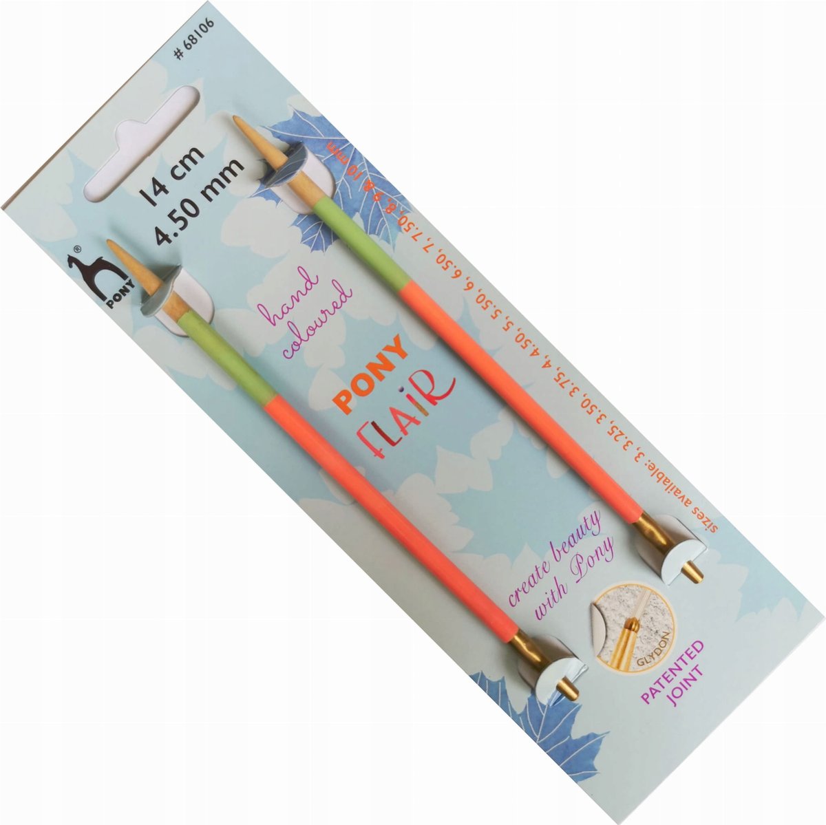 końcówki drutów 14cm 4.5mm PONY FLAIR 68106 do łączenia z żyłką