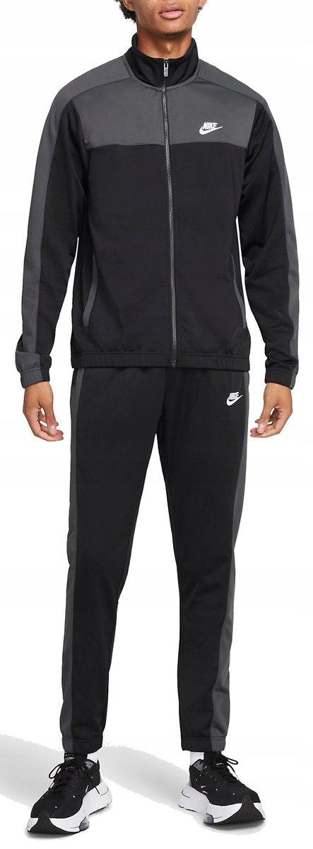 Komplet Dresowy Nike Męski Czarny/Szary DM6843-010 r. S