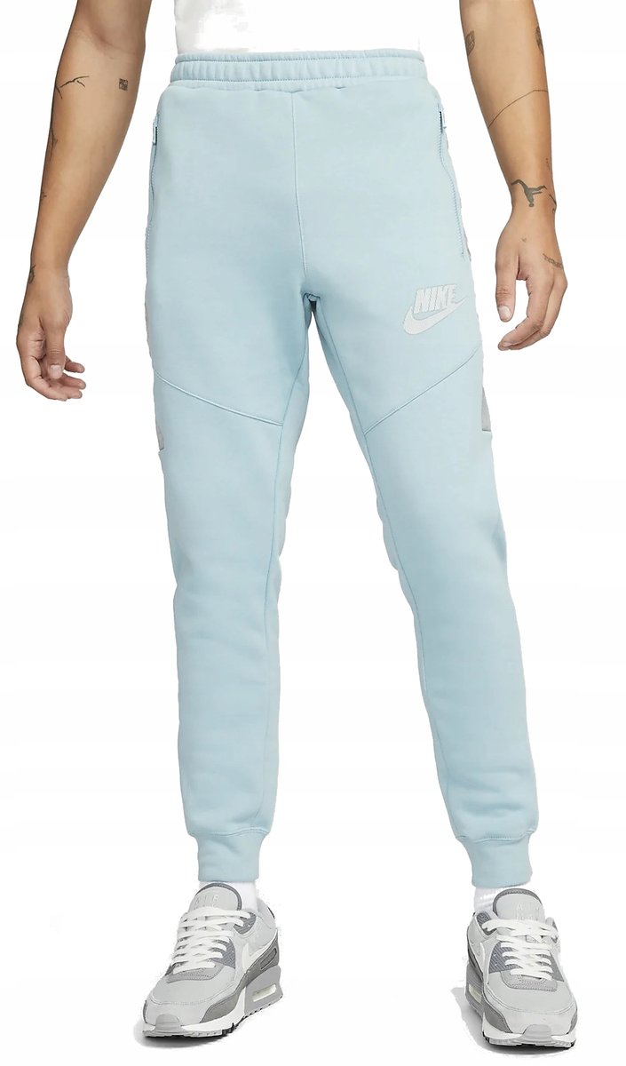Spodnie dresowe męskie Nike DO7232-494 niebieskie r. XXL