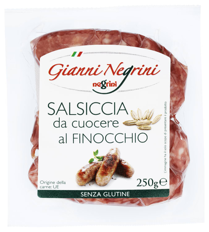 Kiełbasa salsiccia grill al binocchia 250g - Gianni Negrini