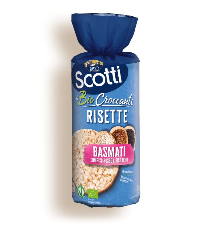Wafle ryżowe bezglutenowe Bio Risette Basmatti 120g - Scotti