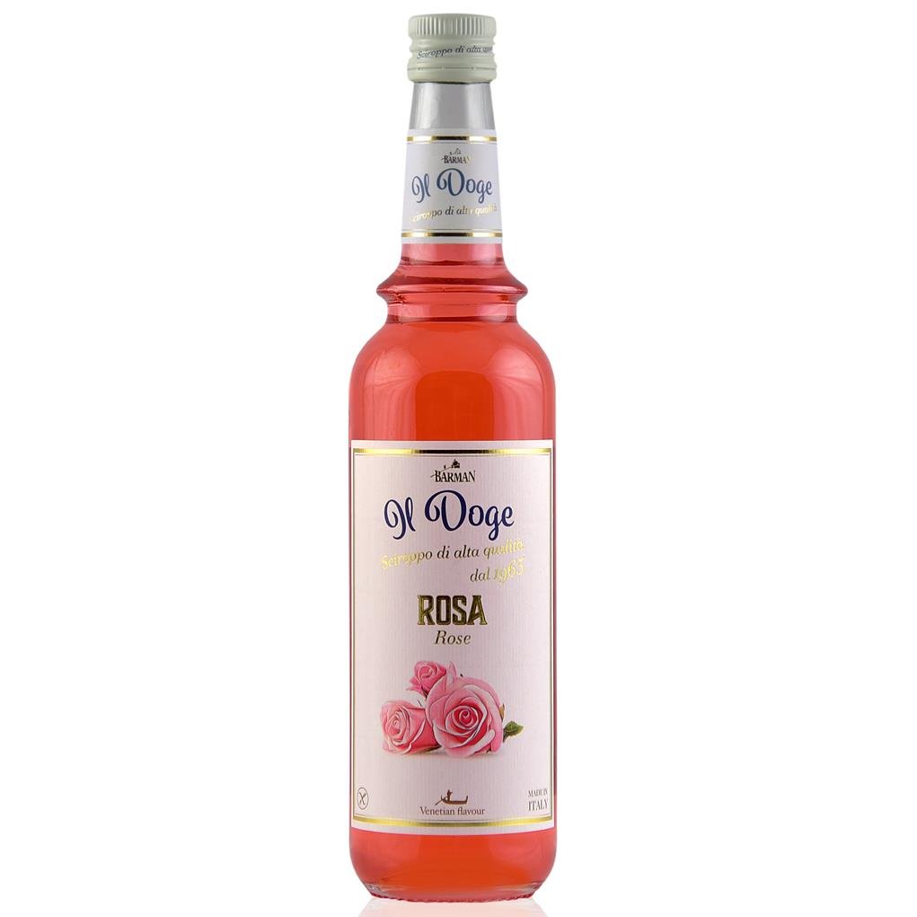 Syrop barmański, do drinków RÓŻA 700 ml