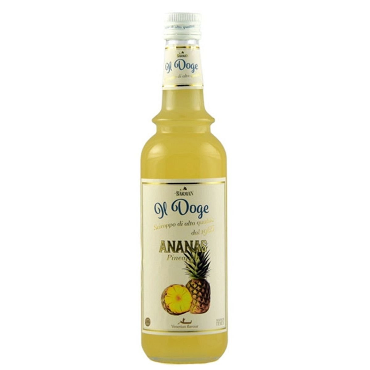 Syrop barmański, do drinków ANANAS 700 ml