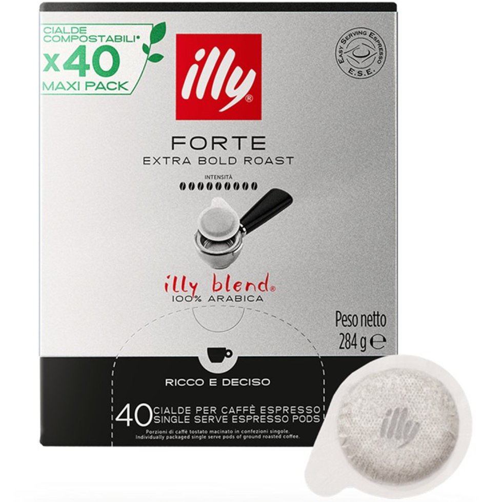 KAPSUŁKI ILLY KAWA W SASZETKACH ILLY FORTE 40 SASZETEK