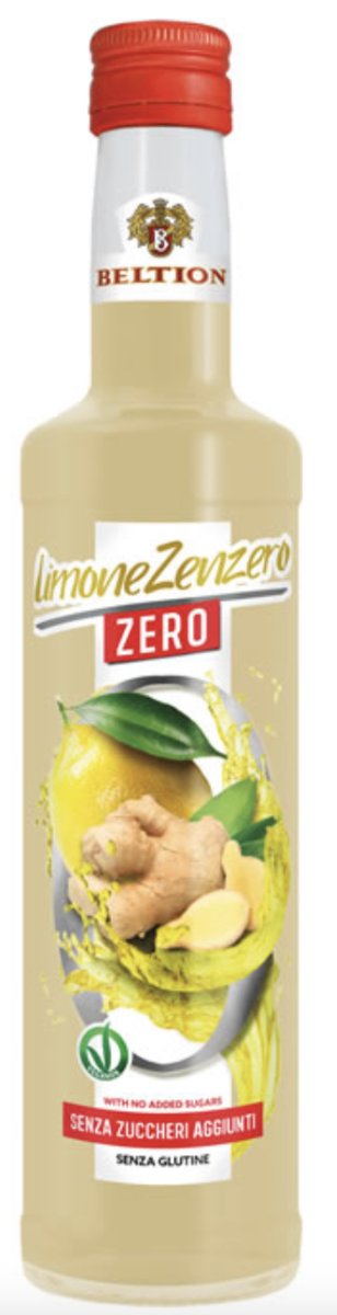 Syrop cytrynowo imbirowy bez cukru Limone&Zenzero Sciroppo 500ml - Beltion