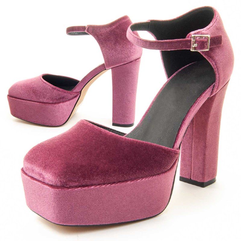 Montevita Buty Na Obcasie Salonnt5 Ró?owy