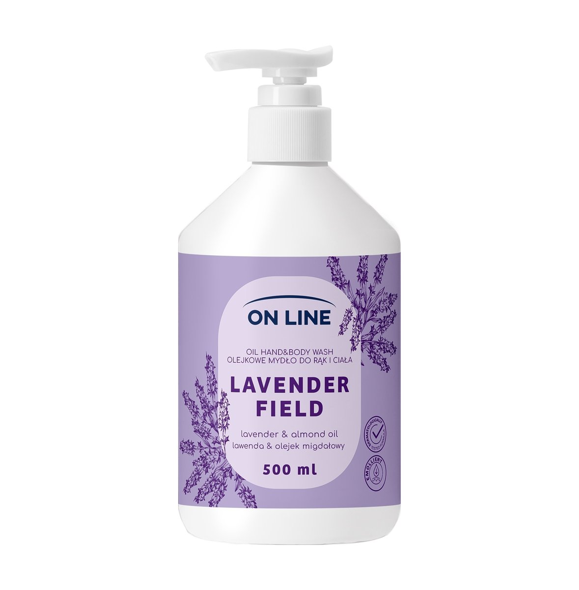 On Line Olejkowe Mydło Do Rąk I Ciała Lawenda&olejek Migdałowy 500 Ml