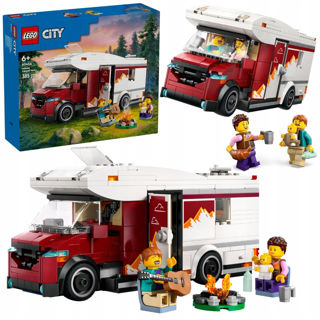 LEGO CITY 60454 KLOCKI WAKACYJNY KAMPER CAMPER PEŁEN PRZYGÓD ZESTAW +eKAT