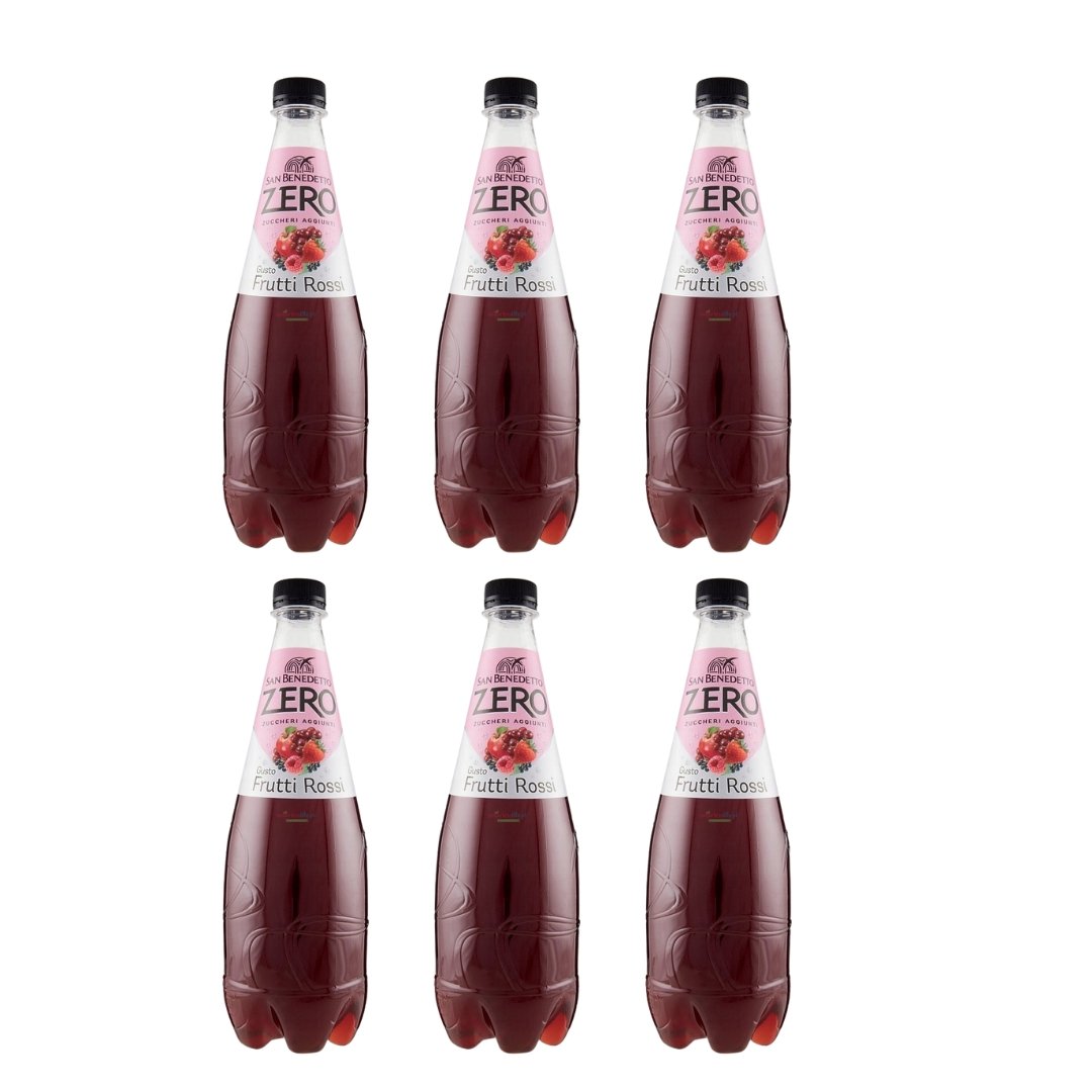 Napój gazowany Zero Frutti Rossi 6 x 750ml - San Benedetto