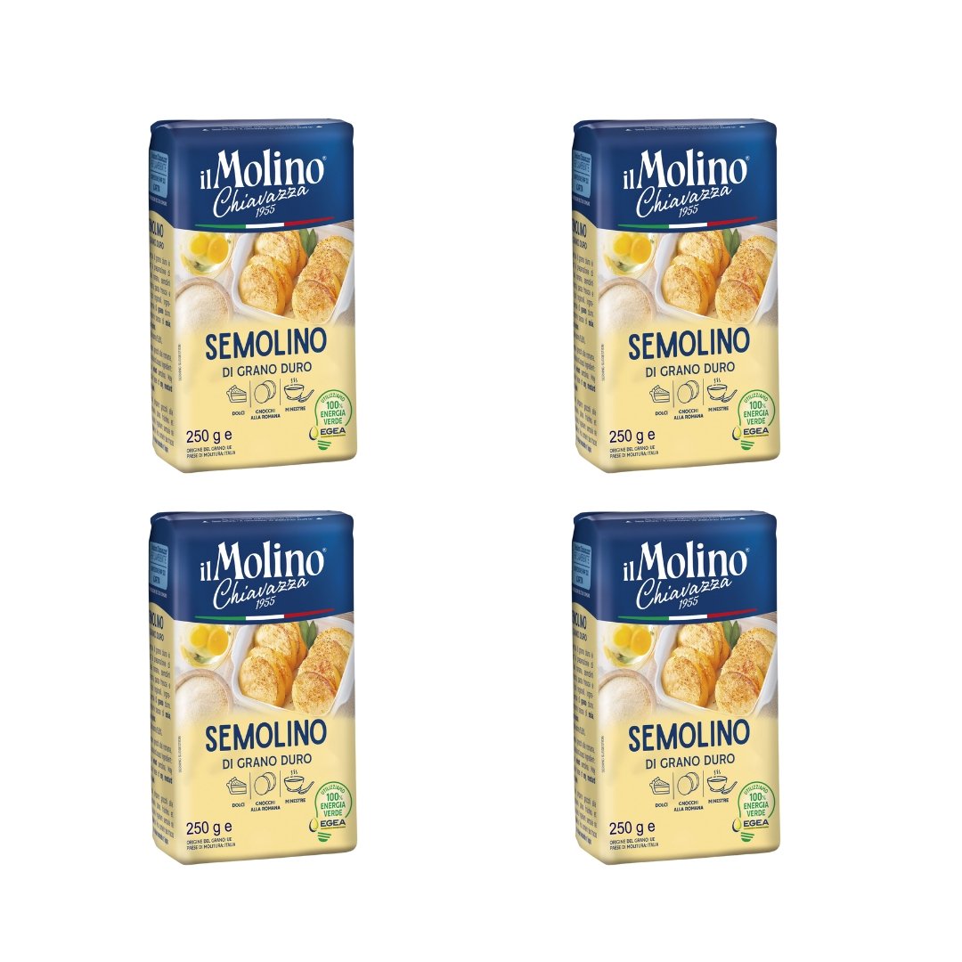Mąka Semola di Grano Duro 4 x 250g - il Molino Chiavazza