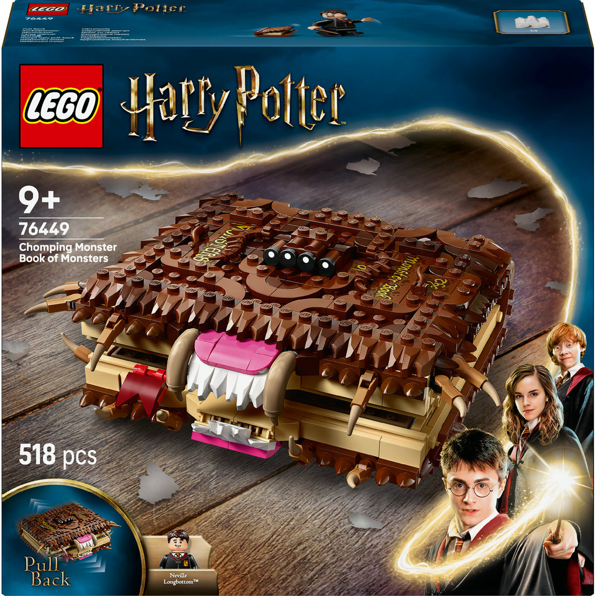 LEGO Harry Potter - Straszna książka Potworna księga potworów z zębami klocki ZESTAW LEGO PREZENT DLA CHŁOPCA DZIEWCZYNKI DZIECI