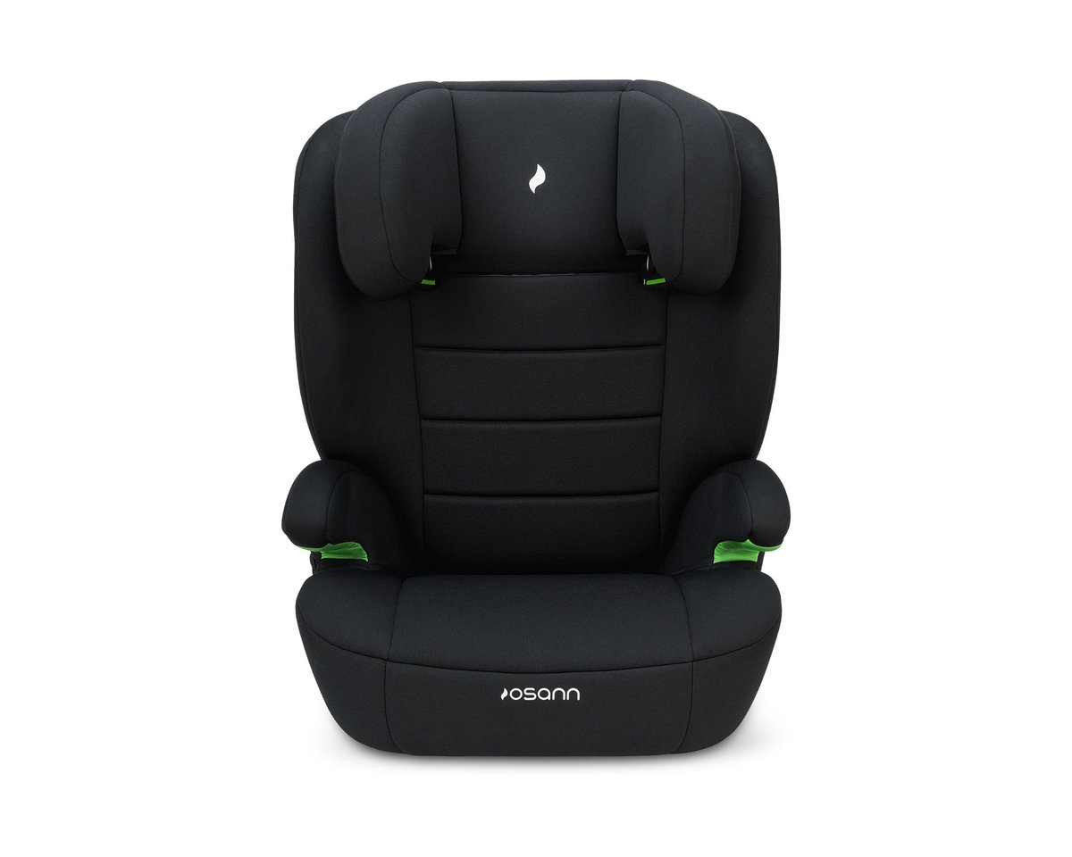OSANN - Fotelik samochodowy dla dziecka Musca Isofix - 100-150 cm - Od 3 do 12 lat - Grupa 2/3 - Czarny