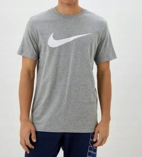 Koszulka męska Nike Swoosh T-shirt szary DX1983-063 r. L