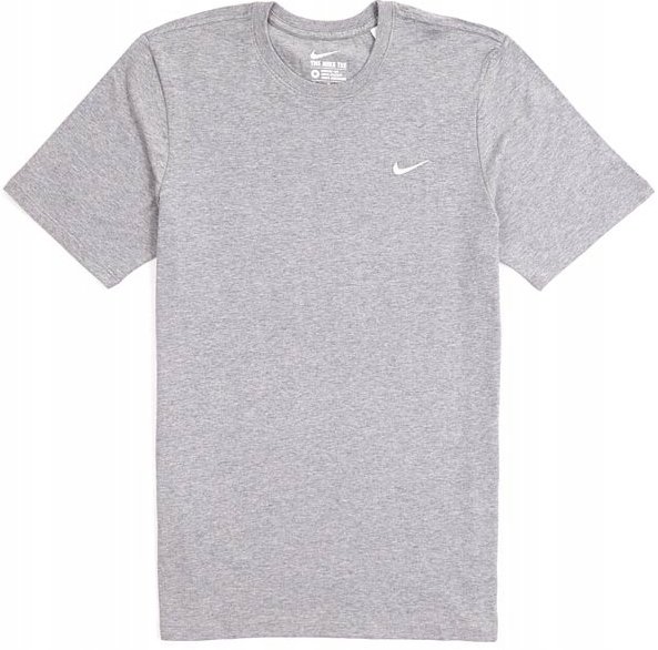Koszulka Męska Szara Małe Logo Nike Bawełna BV0507-063 r. XL
