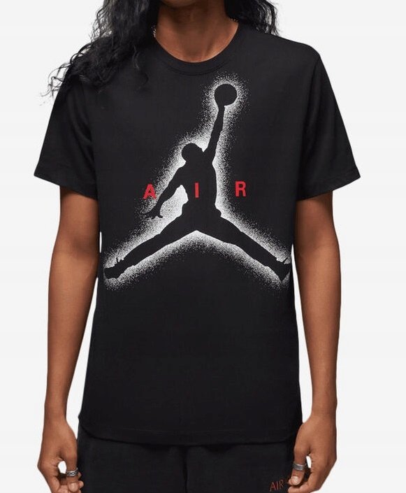 Koszulka męska Nike Air Jordan T-shirt czarna DV8420-010 r. M