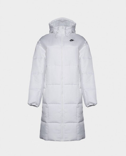 Kurtka Zimowa Damska Luźna Parka Długa Nike Therma-FIT FB7675-100 r. XS