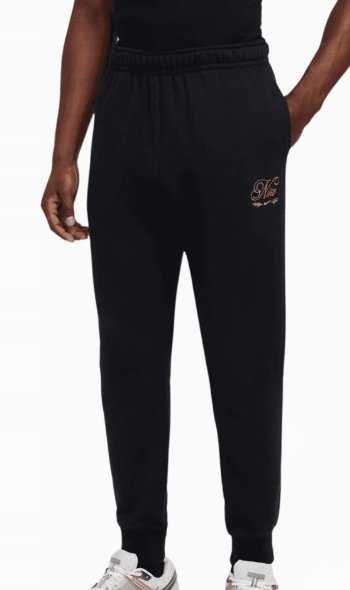 Spodnie dresowe Męskie czarne Nike HQ2470-010 r. XL