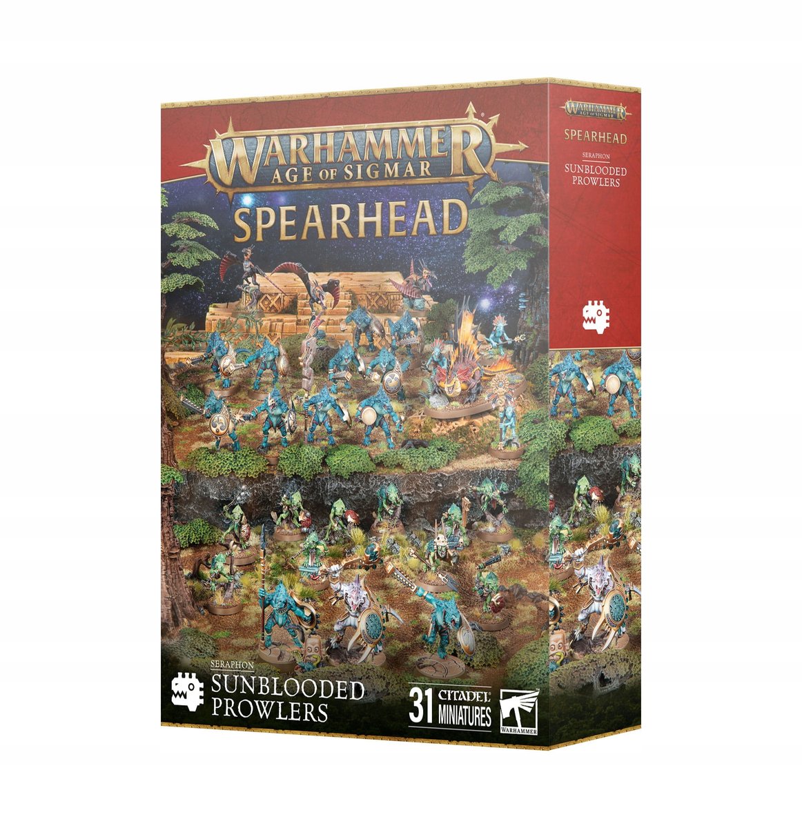 Warhammer Aos - Spearhead: Seraphon Sunblooded Prowlers