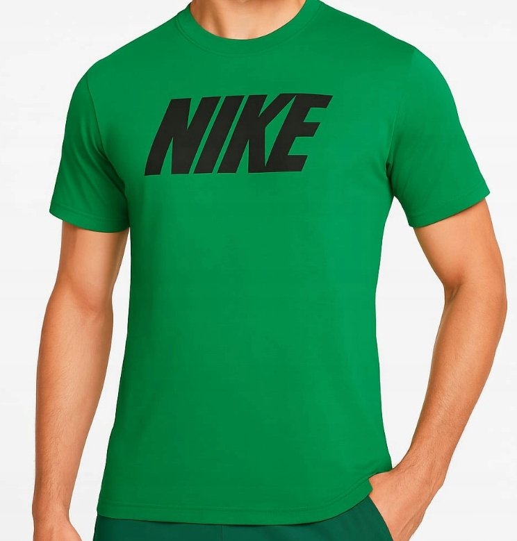 Koszulka Męska Nike Sportswear T-shirt Zielona Bawełniana DX1981-365 r. M