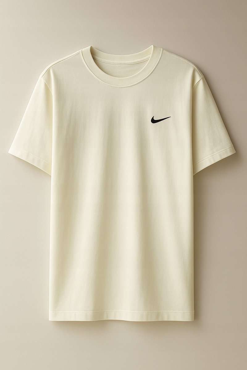 Koszulka męska bawełniana Nike Standard T-Shirt Fit kremowa BV0507-134 r. M