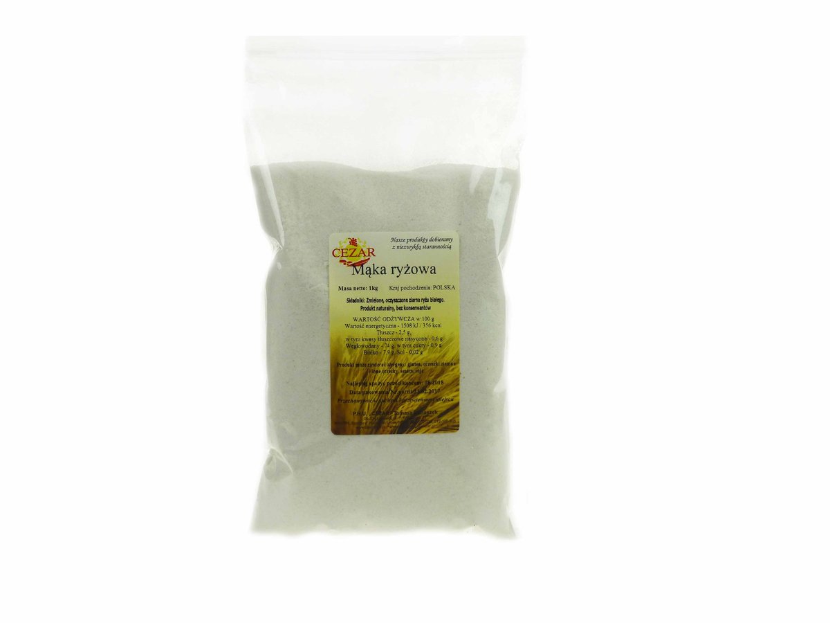 Mąka ryżowa 1 kg drobno mielona