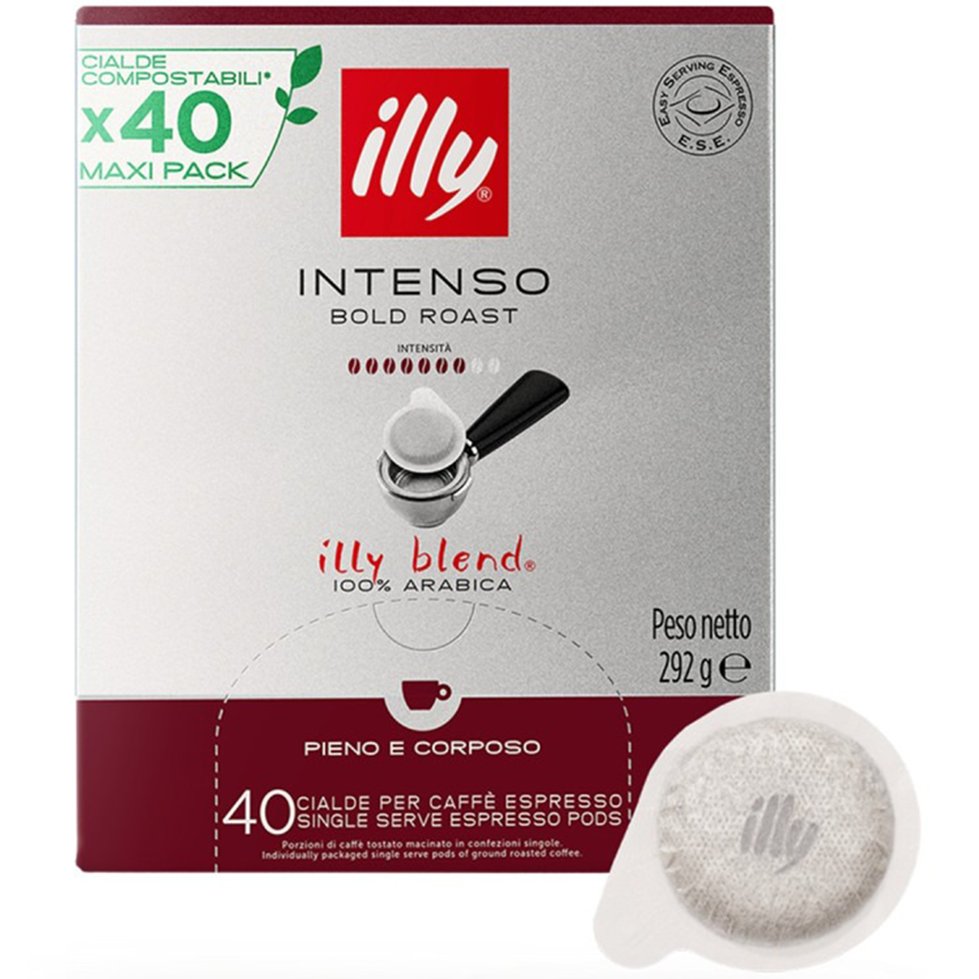 KAPSUŁKI ILLY KAWA W SASZETKACH ILLY INTENSO 40 SASZETEK