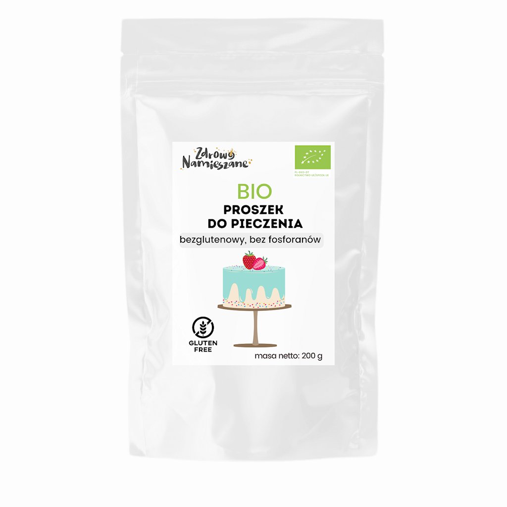 Proszek do pieczenia bezglutenowy BIO 200 g - Zdrowo Namieszane