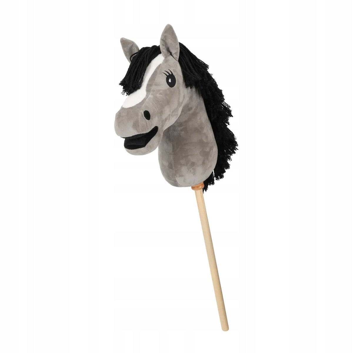 Zabawka koń na kiju QHP HobbyHorse szary