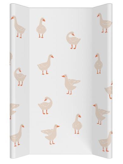 CZAS BOBASA PRZEWIJAK MIĘKKI NA KOMODĘ NIEPRZEMAKALNY 70X47 GĄSKI BIAŁE