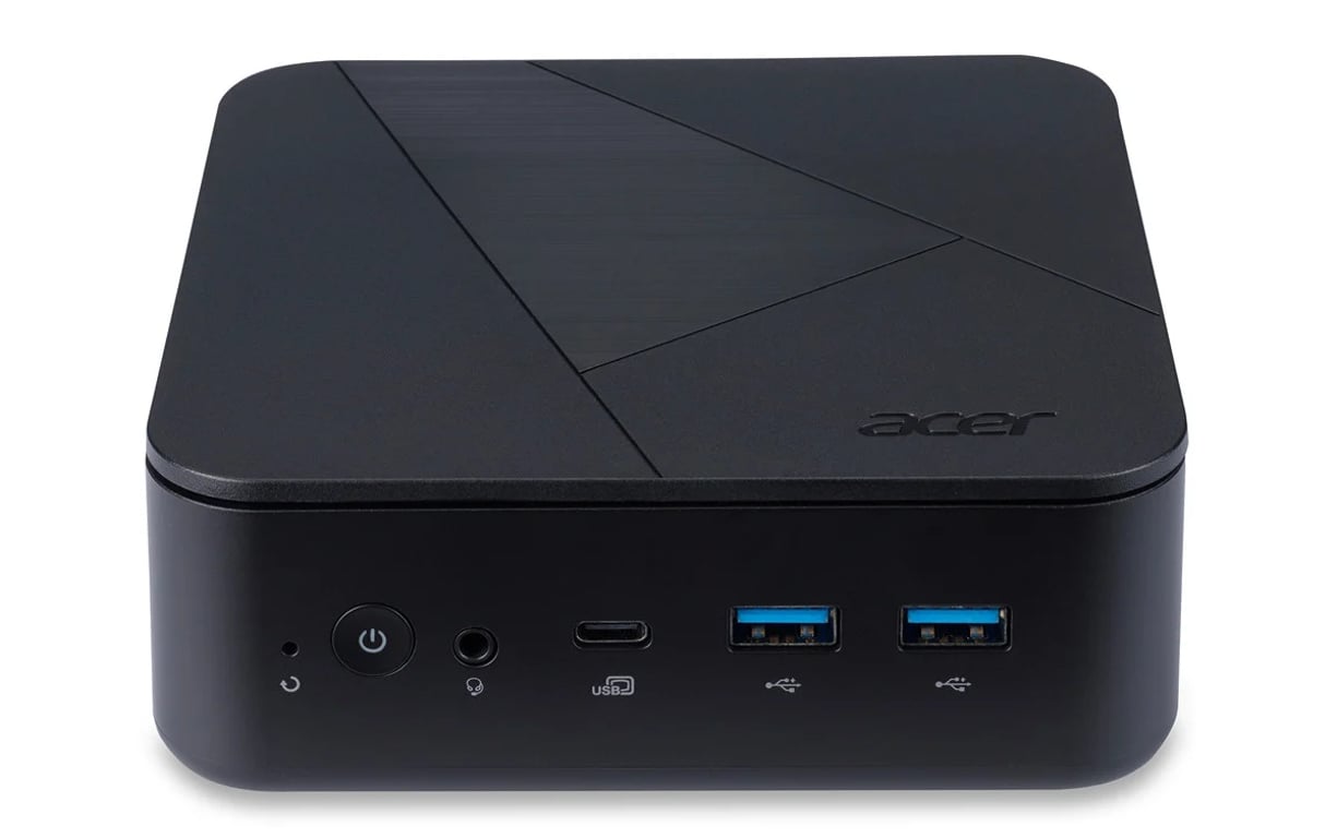 Acer Veriton N1502G-12N0U Intel® N N100 0 GB DDR4-SDRAM SSD Mini PC Czarny